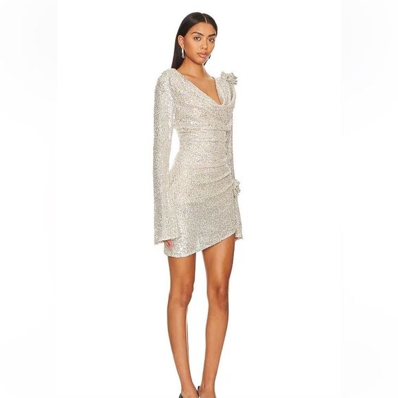 FOR LOVE & LEMONS TIA MINI DRESS Size XS - Picture 4 of 12